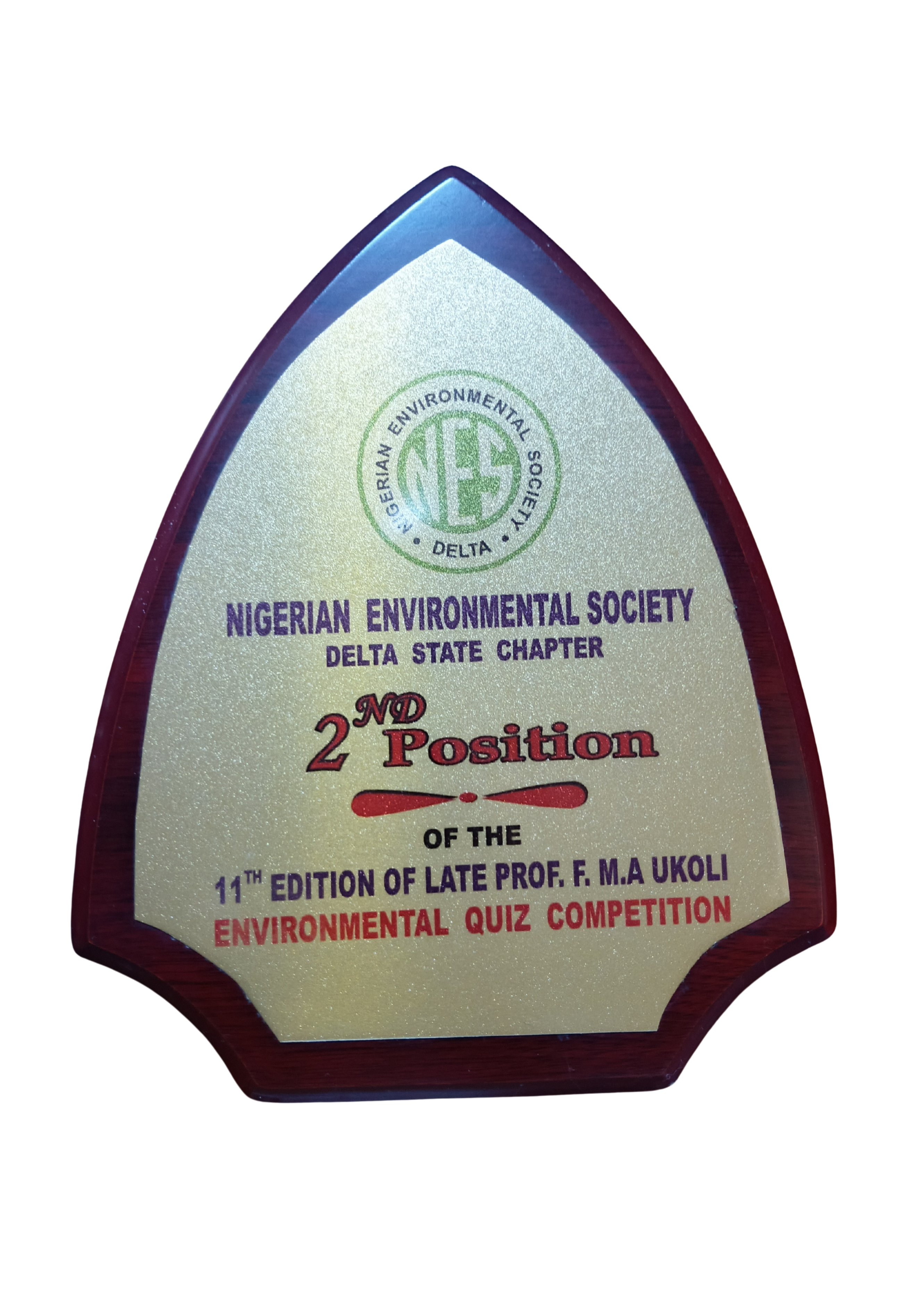 NES Environmental Quiz 2nd Position